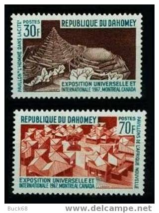 DAHOMEY Poste 255 à 256 ** Exposition Internationale De Montréal - Bénin – Dahomey (1960-...)