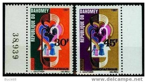 DAHOMEY Poste 257 à 258 ** Europafrique - Benin - Dahomey (1960-...)