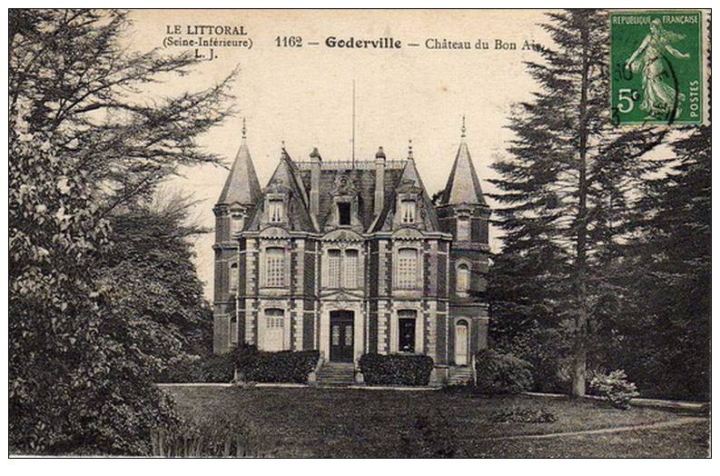 76 GODERVILLE Chateau Du Bon Air, Ed LJ 1162, Littoral, 1913 - Goderville