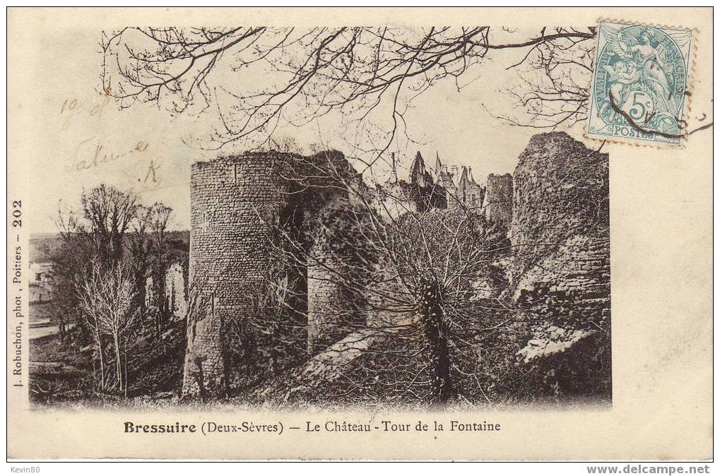 79 BRESSUIRE Le Château Tour De La Fontaine - Bressuire