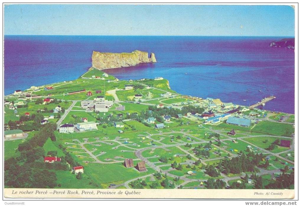 Québec.Le Rocher Percé. - Percé