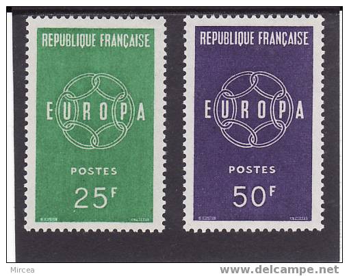C4602 - France 1959 - Yv.no.1218/9 Neufs** - 1959