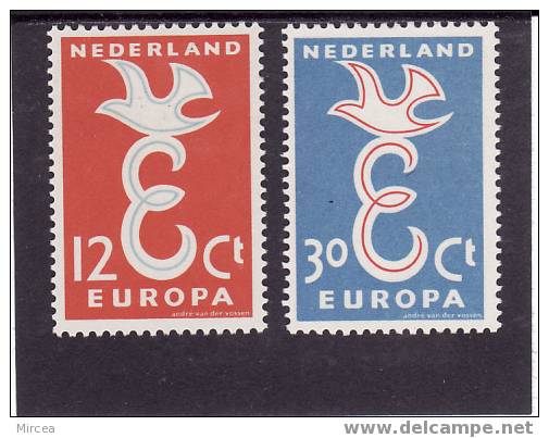 Pays-Bas -  Yv.no.691/2 Neufs** - 1958