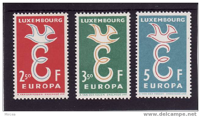 C5165 - Luxembourg 1958 -  Yv.no.548/50 Neufs** - 1958