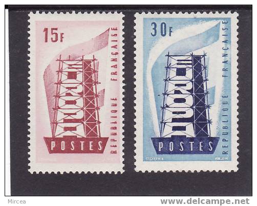 Europa-cept 1956 - France -  Yv.no.1076/7 Neufs** - 1956