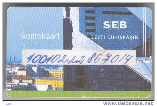 Estonia: Account Card From SEB Uhisbank - Credit Cards (Exp. Date Min. 10 Years)