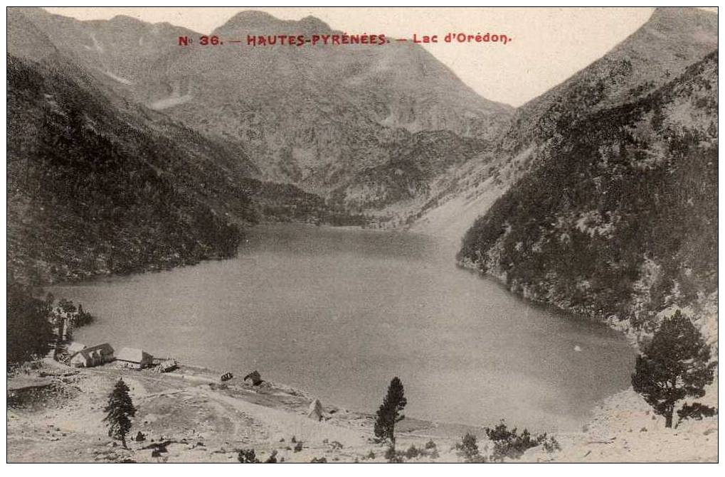 65 ARREAU (environs) Lac D'Orédon, N°2 , Ed ? 36, Hautes Pyrénées, 190? - Vielle Aure