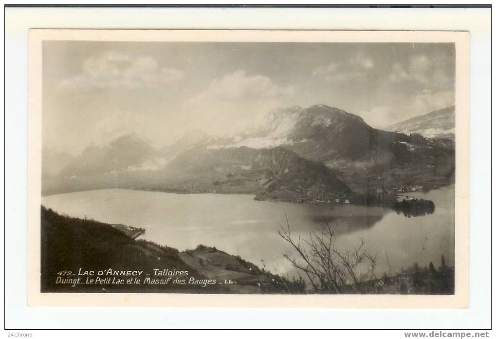 Lac D' Annecy: Talloires Duingt, Le Petit Lac Et Le Massif Des Bauges (07-1404) - Talloires