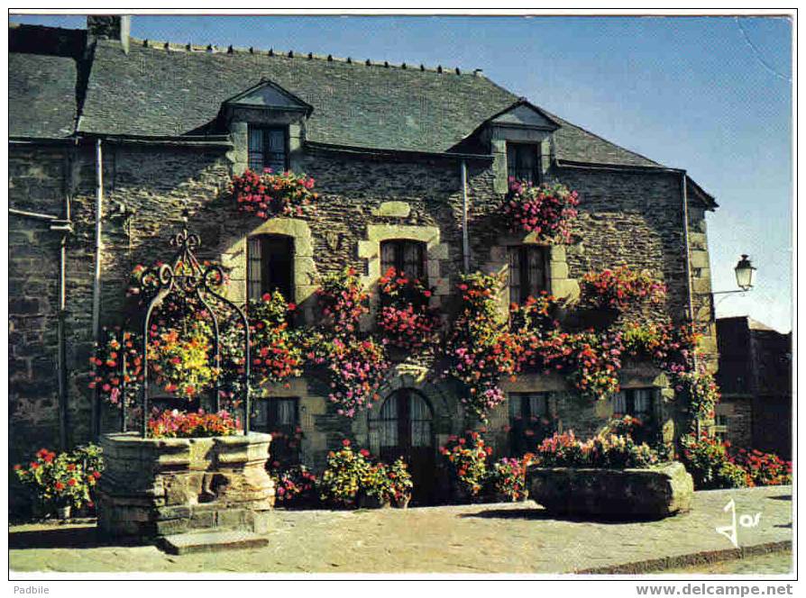 Carte Postale  56. Rochefort-en-Terre Le Puit Fleuri Sur La Place Du Bourg - Rochefort En Terre