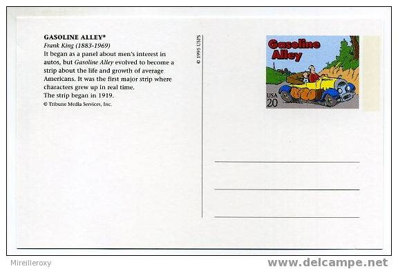 BANDE DESSINEE / ENTIER POSTAL USA / STATIONERY / VOITURE / GASOLINE ALLEY - Comics