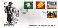 LESOTHO 1974 FDC U.P.U. Centenary 166-169 # 924 - U.P.U.