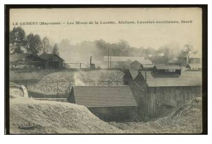 (53)  LE GENEST Les Mines De La Lucette, Ateliers, Laveries Auxiliaires, Stock - Other & Unclassified