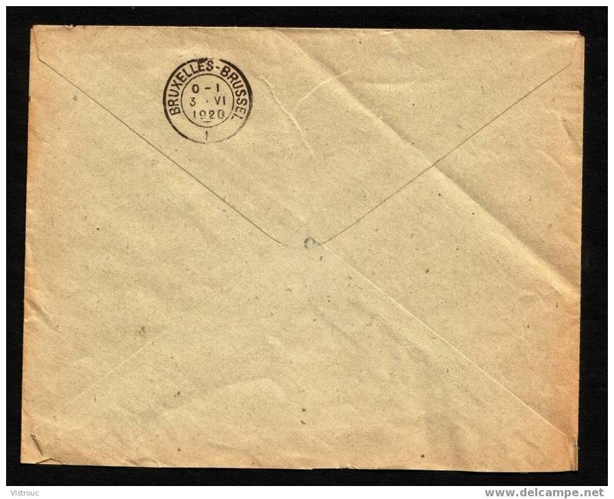 COB N°139A  Seul Sur Lettre - Oblitération: "OOSTENDE - 1H  2-VI-1920". - Cartas & Documentos