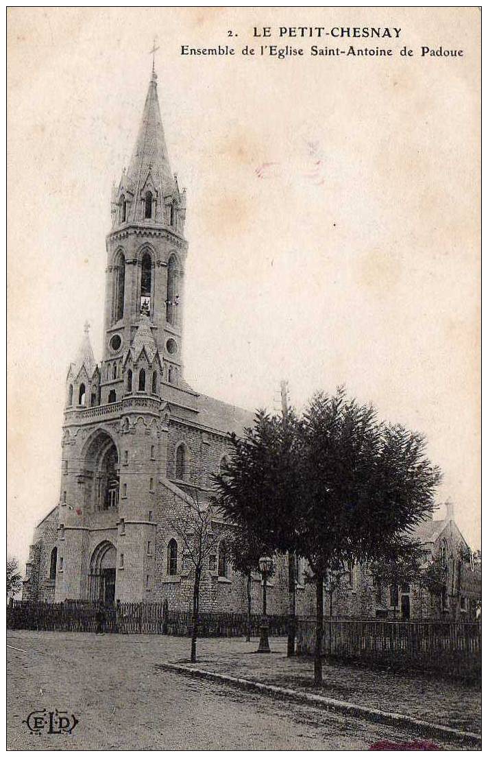 78 LE CHESNAY Eglise St Antoine Padoue, Ed ELD 2, 190? - Le Chesnay