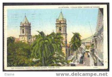 Cathedral Church And Sosa Street, Panama City. - Panama