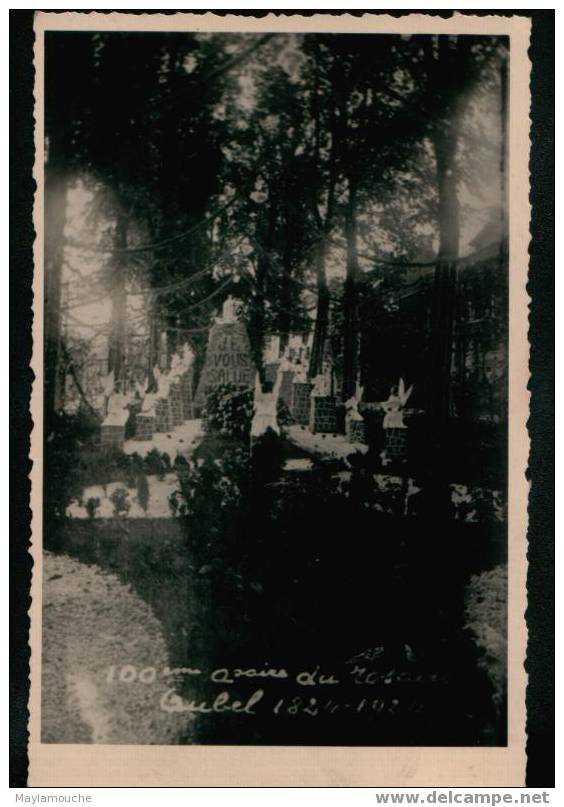 Aubel Photo Carte 100 Anniversaire Du Rosaire 1924 - Aubel