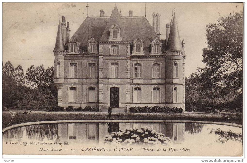 79 MAZIERES EN GATINE Château De La Mesnardiére - Mazieres En Gatine