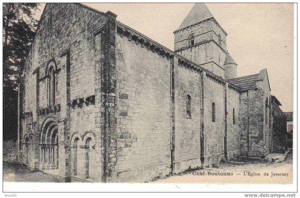 79 CHEF BOUTONNE L´Eglise De Javarzay - Chef Boutonne