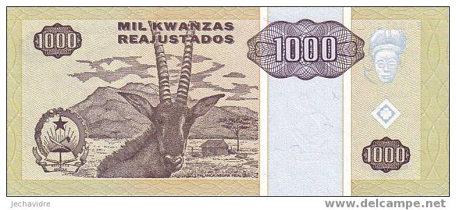 ANGOLA   1 000 Kwanzas Reajustados  Daté Du 01-05-1995   Pick 135    ***** BILLET  NEUF ***** - Angola