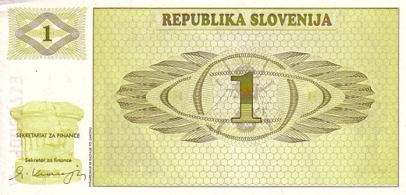 SLOVENIE   1 Tolarjev  Daté De 1990   Pick 1a   ***** BILLET  NEUF ***** - Slovénie