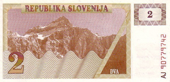 SLOVENIE   2Tolarjev  Daté De 1990   Pick 2a   ***** BILLET  NEUF ***** - Slowenien