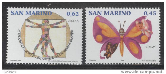 2006 SAN MARINO - EUROPA (DA VINCI)-2V - 2006