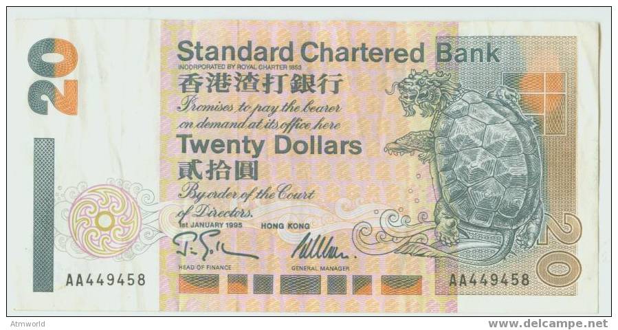 HONG KONG --- HK$20 -------  1995  ----  AA - Hongkong