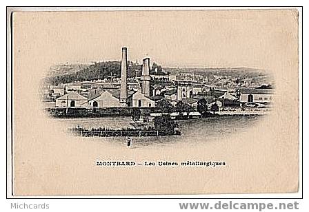 CPA 21 MONTBARD - Les Usines Metallurgiques - Montbard