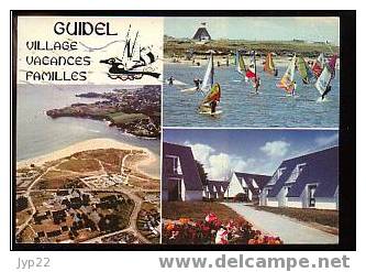 Jolie CP 56 Morbihan Guidel Le Village Vacances Familles VVF Multivue - A Circulée - Guidel