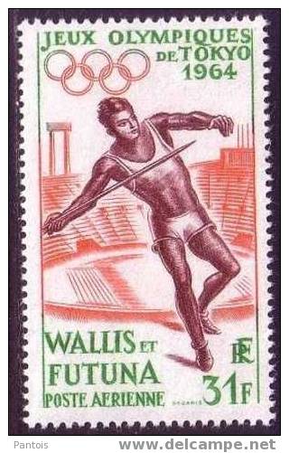 Wallis Et Futuna  PA N° 21 *  TRES LEGERE Trace De Charnière - Unused Stamps