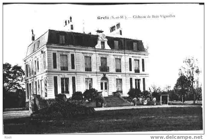 77Z72-GRE-1 - GRETZ - Château De Bois Vignolles - Gretz Armainvilliers