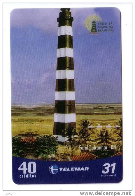 LIGHTHOUSE ( Brasil - Rare Card Only 15.360 Ex. )  Leuchtturm - Phares - Phare - Lighthouses - Faros - Farol - Faro - Fari