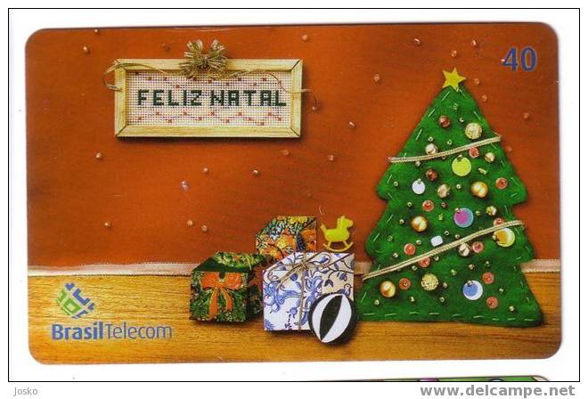 MERRY CHRISTMAS (Brazil) Xmas Joyeux Noël Frohe Weihnachten Feliz Navidad Natal Buon Natale Vrolijk Kerstfeest Brasil - Brazil