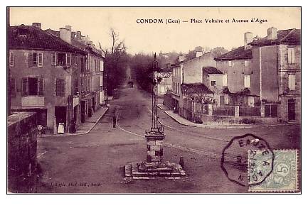 Place Voltaire Et Avenue D'Agen - Condom