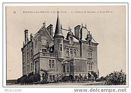 CPA 22 PLESTIN LES GREVES - Le Chateau De Kerallie, A Saint Efflam - Plestin-les-Greves