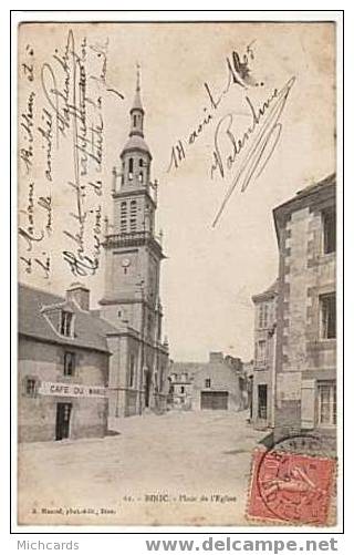 CPA 22 BINIC - Place De L Eglise (Cafe Du Marche) - Binic