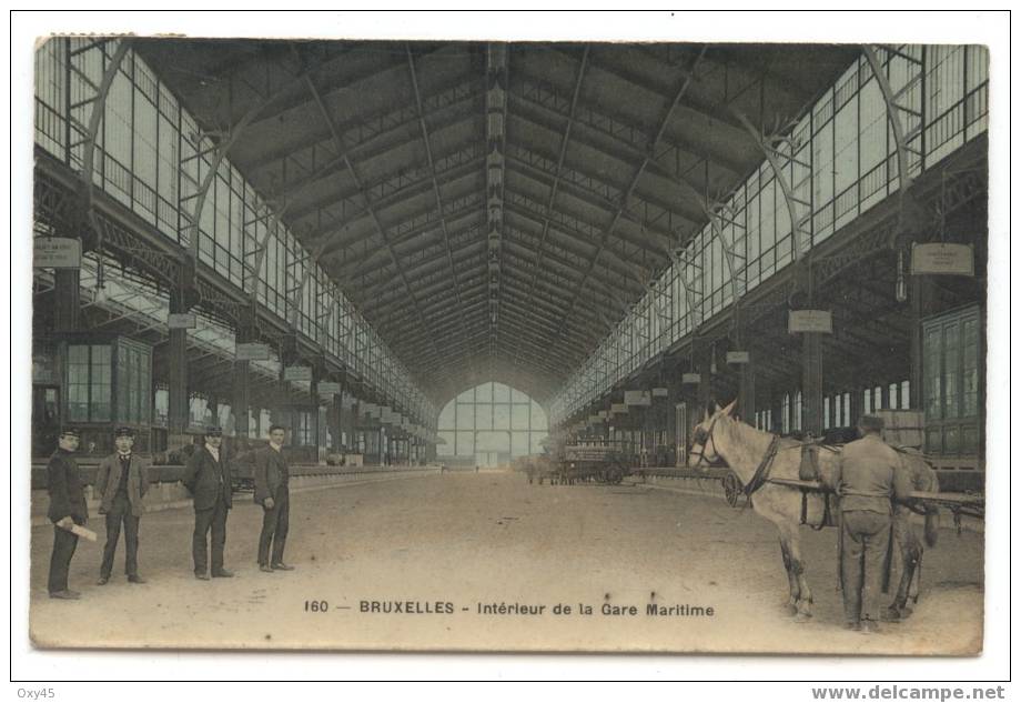 Bruxelles - Intérieur De La Gare Maritime - Cercanías, Ferrocarril