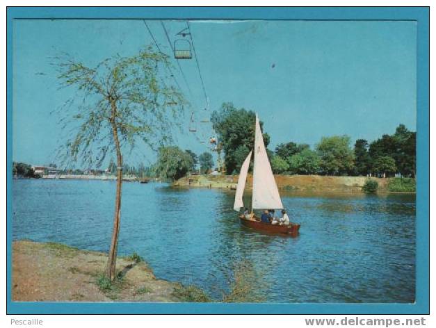 CP VIRY CHATILLON - PROMENADE DES ETANGS - ANIMATION BATEAU - Viry-Châtillon