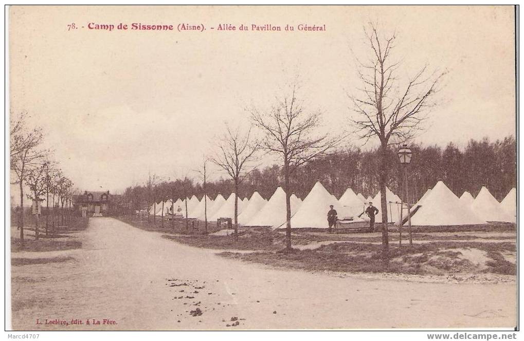 SISSONNE 02 Aisne Camp Allée Du Pavillon Du Général ( Aisne ) - Sissonne