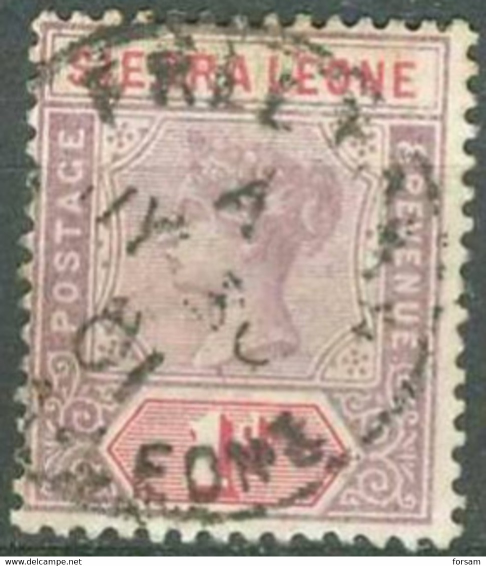 SIERRA LEONE..1896..Michel # 25...used. - Sierra Leone (...-1960)