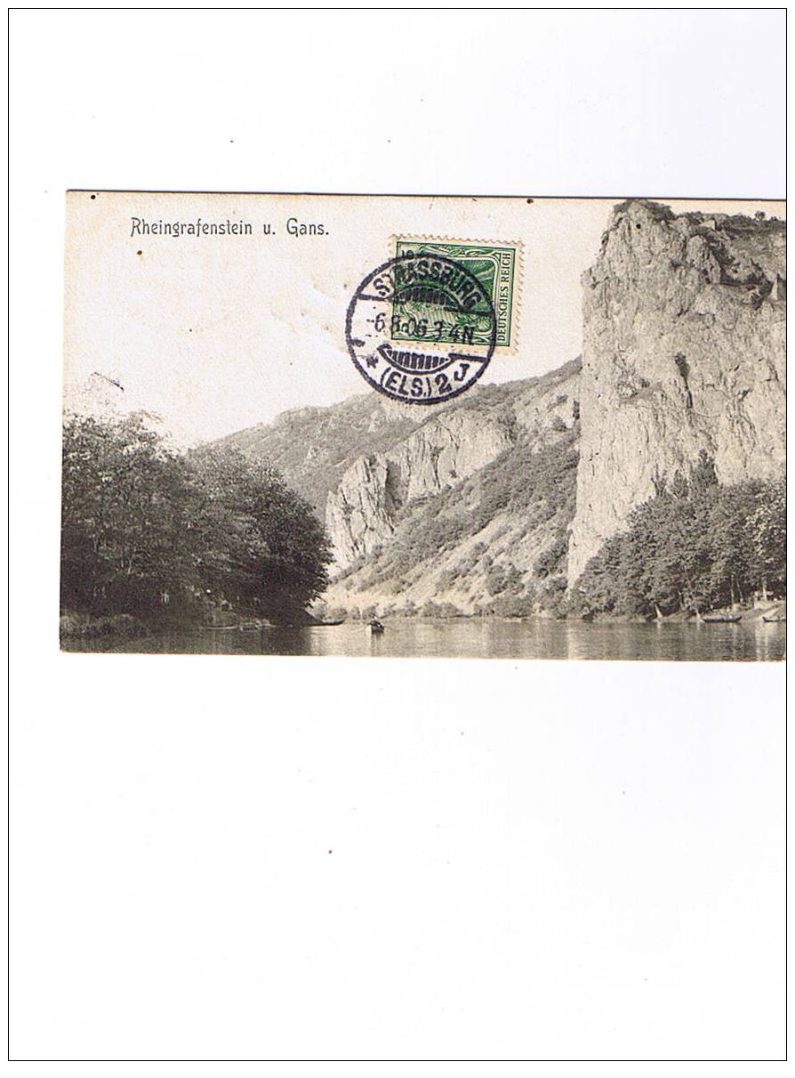A 117    RHEINGRAFENSTEIN   Circulée 1906 - Bad Muenster A. Stein - Ebernburg