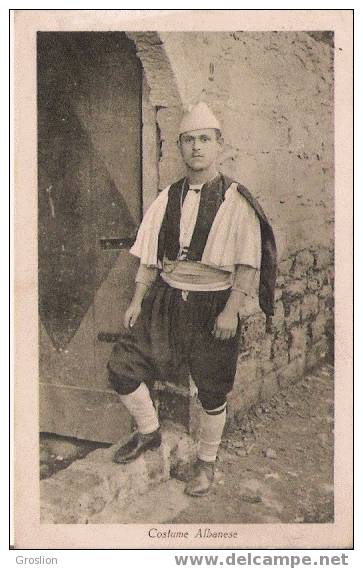 COSTUME ALBANESE  1917 - Albanie