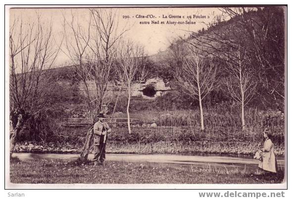 Pêche En Eau Douce , Pecheur , 21 , Entre Nod Et Aisey , La Grotte " Au Foulot" - Pêche