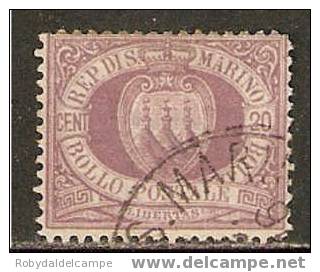 SAN MARINO - Sassone # 29a - (o) - Used Stamps