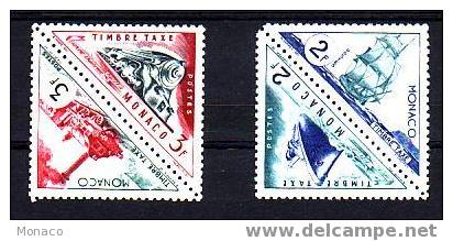 Timbres Taxes Monaco, Neufs*** N° 40,41,42,43, à 20% De La Cote - Segnatasse