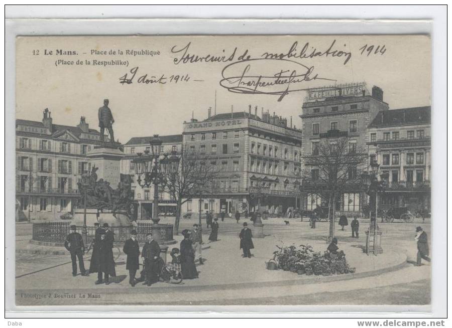 LE MANS . PLACE DE LA REPUBLIQUE - Le Mans