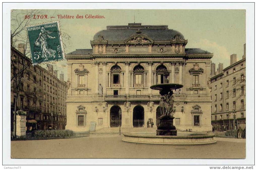 K5 - LYON - Théâtre Des Célestins (1908) - Lyon 2