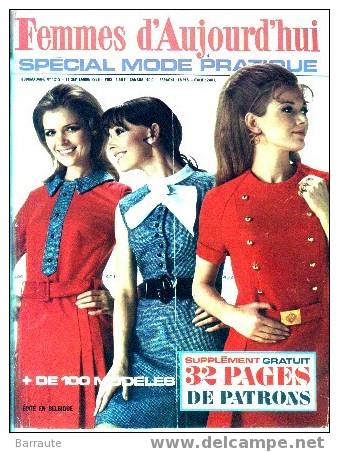 Femmes D´aujourd´hui N° 1219 / Du 11 Septembre1968 . - Fashion