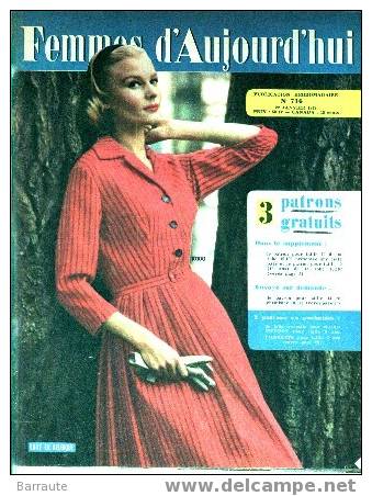 Femmesd´aujourd´hui N° 716 /1959 Célébrité J.M PROSLIER. - Fashion