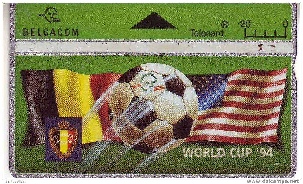 TELECARTE BELGACOM WORLD CUP '94 - Without Chip